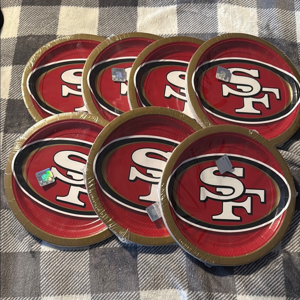 NFL DesignWare San Francisco 49ers Paper Plates